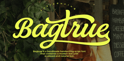 Bagtrue Font Poster 1