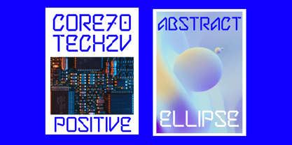 Betronix line Font Poster 10