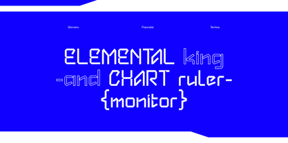 Betronix line Font Poster 11