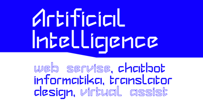 Betronix line Font Poster 9