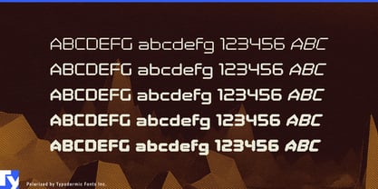 Polarized Font Poster 5