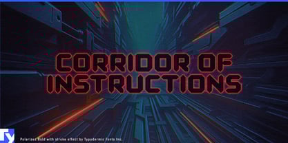 Polarized Font Poster 4