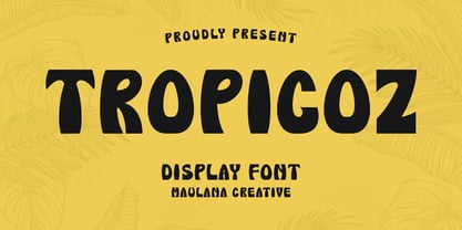 MC Tropicoz Font Poster 1