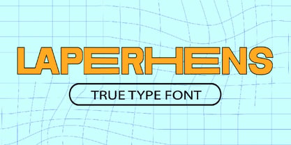 Laperhens Font Poster 1