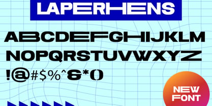 Laperhens Font Poster 5