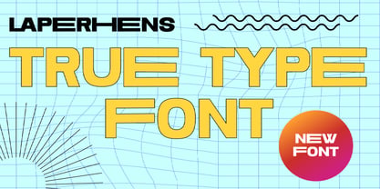 Laperhens Font Poster 4