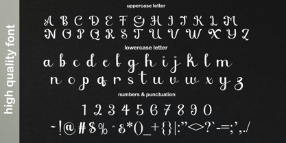 Fanila cokelate Font Poster 6