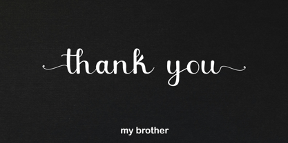 Fanila cokelate Font Poster 7