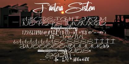 Fantera Sistem Font Poster 2