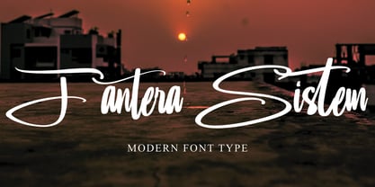 Fantera Sistem Font Poster 1