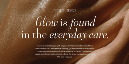 Aesthetic Styles Font Poster 7