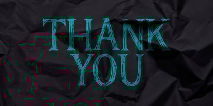 Distort Lines Font Poster 6