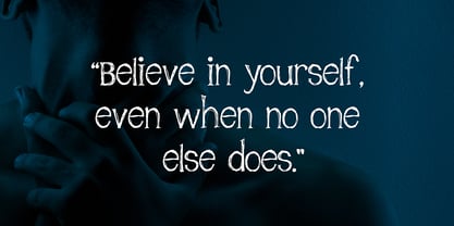 Distort Lines Font Poster 3