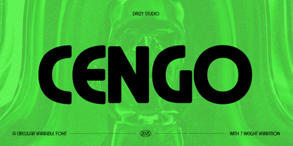 Cengo Font Poster 1