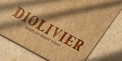 Diolivier Font Poster 1