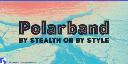 Polarband Font Poster 1
