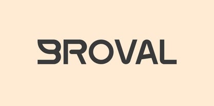 Broval Font Poster 1