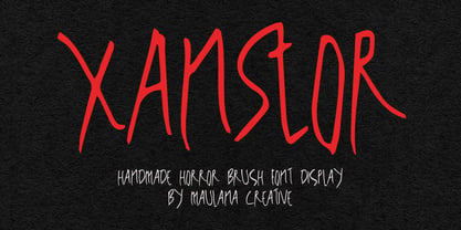 MC Xanstor Font Poster 1