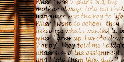 Alonetime Font Poster 5