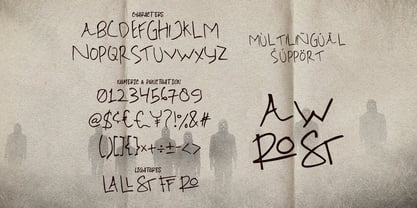 MC Awrost Font Poster 7