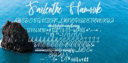Farlenthe Hamouk Font Poster 2