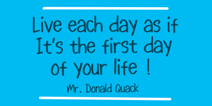 Boys Writing Font Poster 3