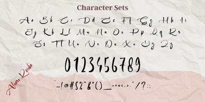 Alvaro Recoba Font Poster 7