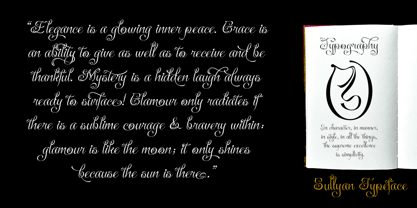 Sullyan Font Poster 4