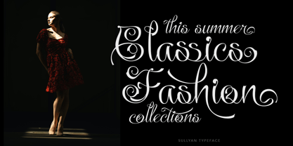 Sullyan Font Poster 3