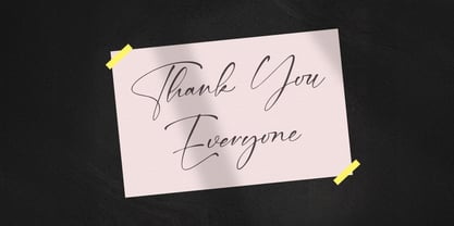 Black Ming Font Poster 7