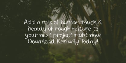 ZRTW Keriwily Font Poster 10