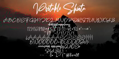 Portable Shinta Font Poster 2