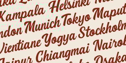 Mailune Font Poster 3