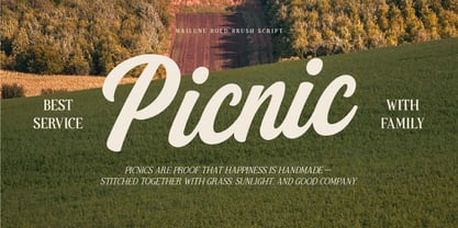 Mailune Font Poster 2