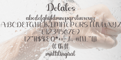 Dolatos Font Poster 6
