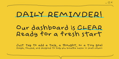 ZRTW Hackynote Font Poster 4