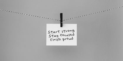 ZRTW Hackynote Font Poster 7