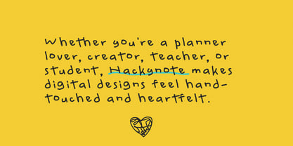 ZRTW Hackynote Font Poster 10