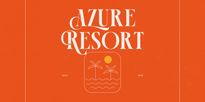 Female Halzita Font Poster 2