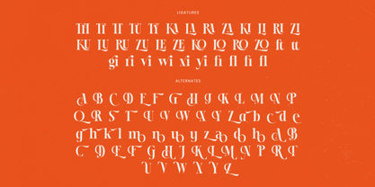 Female Halzita Font Poster 15