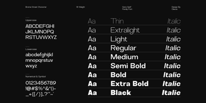 Brome Street Font Poster 10