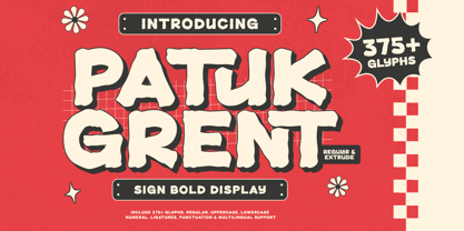 Patuk Grent Font Poster 1