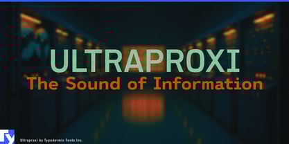 Ultraproxi Font Poster 1