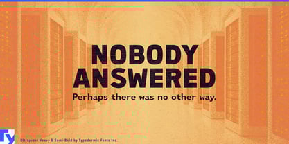 Ultraproxi Font Poster 5