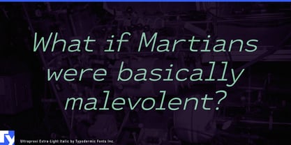 Ultraproxi Font Poster 6