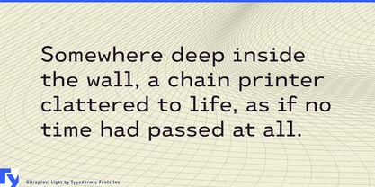 Ultraproxi Font Poster 3