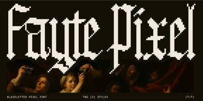 Fayte Pixel Font Poster 1