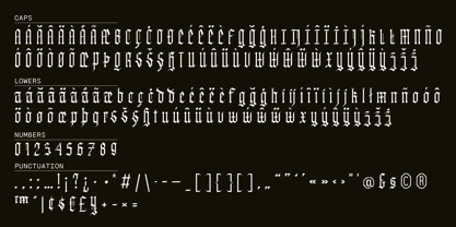 Fayte Pixel Font Poster 3