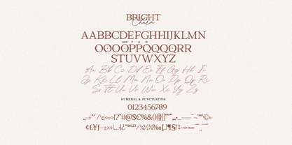 Bright Charm Font Poster 9