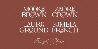 Bright Charm Font Poster 6